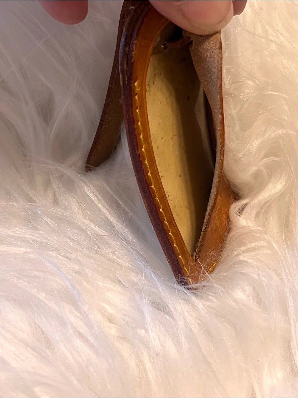 Louis Vuitton vachetta leather Luggage Tag